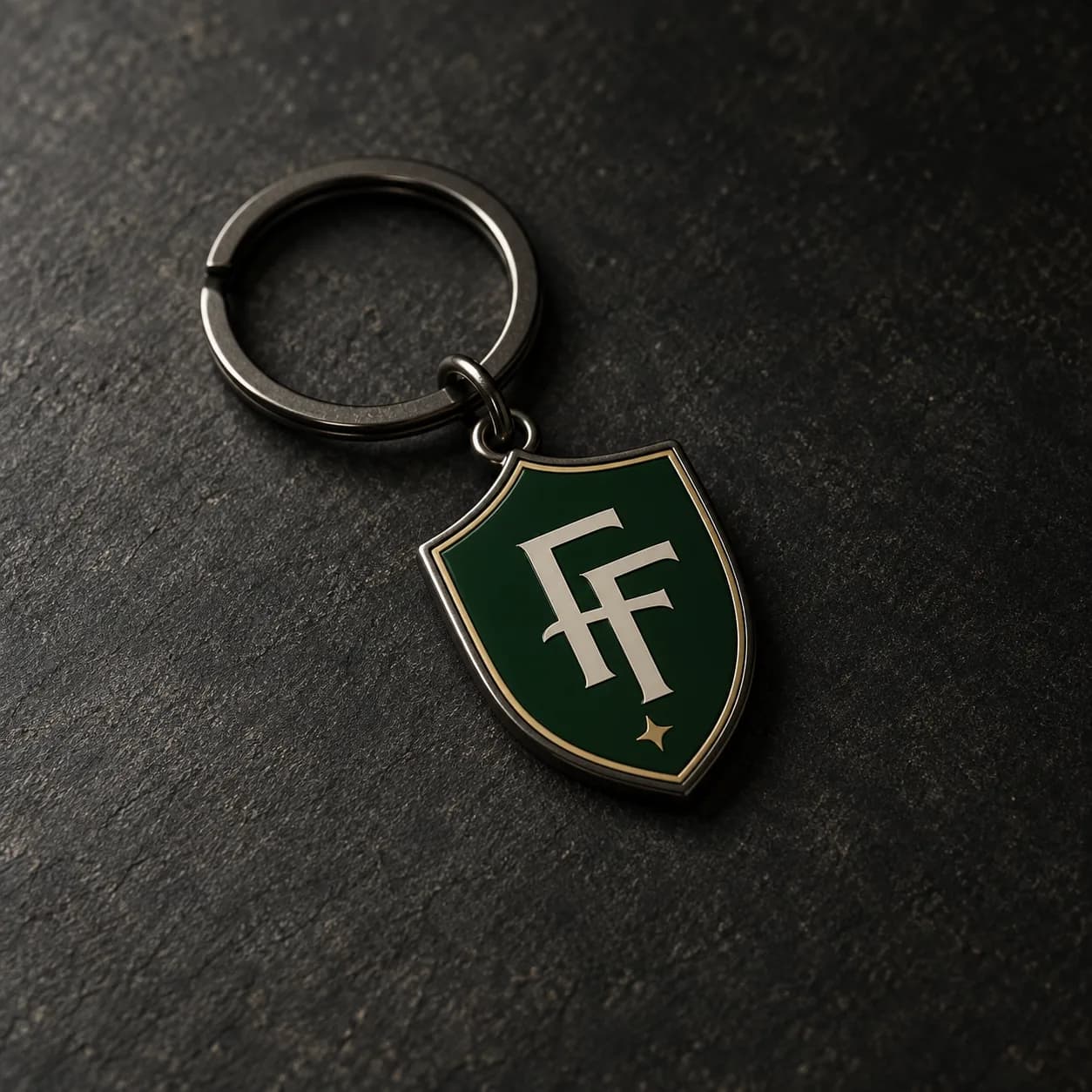 풋풋 FC 엠블럼 키링 제작 예시 이미지